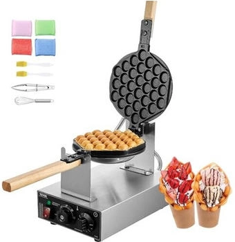 VEVOR Bubble Waffle Maker Eierwaffel 1400W