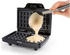 MAXXMEE Waffeleisen Belgische Waffeln Schwarz 750 W (15501)