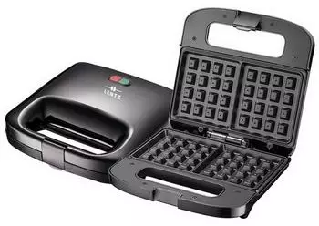 Lentz Waffeleisen schwarz 750 Watt - 29023