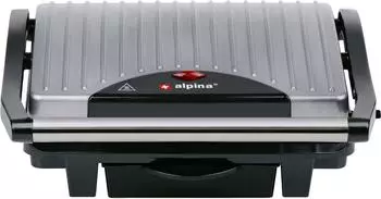 Alpina Kontaktgrill 1000W, Edelstahl, Antihaftbeschichtung (MEACO3580/002)