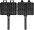 BBQ-Toro Waffeleisen Doppelform Gusseisen, schwarz (WE2)