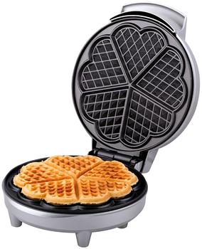 TREBS 99259 Waffeleisen Silbergrau