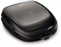 Tefal 2-in-1-Sandwichmaker "SW341B" 700 W 2 herausnehmbare, antihaftbeschichtete