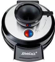 STEBA WE 20 Volcano schwarz Waffeleisen schwarz