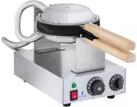 Bubble-waffeleisen 1415w Royal Catering Rcwm-1400-b
