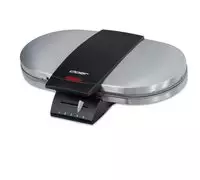 Cloer 1329, Cloer Doppelwaffelautomat 1329 (1329) Schwarz/Silber