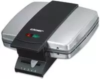 Cloer 1445, Cloer 1445 Br&uuml;sseler Waffeleisen | 930W | Edelstahl 