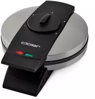 Cloer Waffeleisen 1639SR Waffelautomat, 930 Watt, f&uuml;r Herzwaffel mit &Oslash; 15,5 cm, aus