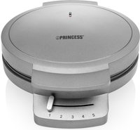 Princess 01.132380.01.001, Princess 132380 Waffeleisen Grau (metallic)