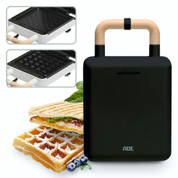 ADE 2in1 Sandwichmaker schwarz (KG 2138-3)