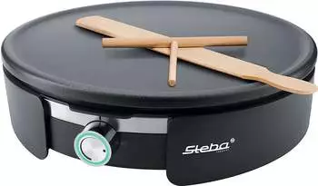 Steba CR 36 Crepes-Maker Schwarz/Edelstahl