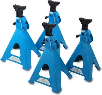 BITUXX 4 Unterstellböcke inkl. Heber 12000kg Blau MS-15775