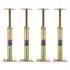 VEVOR Bodenheber 4er-Set, 29,4–40,6cm, 1000kg, verzinkt (204A-0040-00-00)