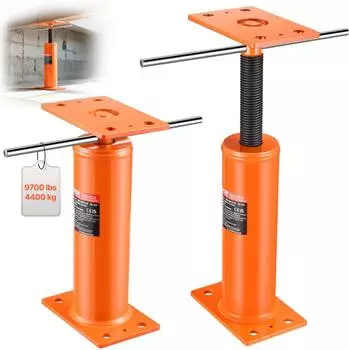 VEVOR Unterstellst&uuml;tzen 30,48-40,64cm 9700lbs Teleskop Stahl, 2er-Set (House Floor Jacks, 9700 lbs)