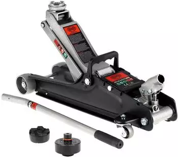 Heyner Rangierwagenheber Bundle mit Ersatzgummiauflage f&uuml;r Tesla Model 3/S/Y/X, 2,25t, 85-380mm (347020-347720)