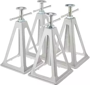 ProPlus St&uuml;tzbock-Set Aluminium, h&ouml;henverstellbar 28-43cm, 4er-Set (360803)