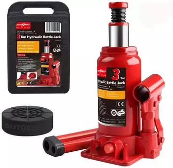 LuxusKollektion Hydraulischer Flaschenheber 3t mit Gummipad
