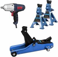 G&uuml;de - Reifenwechsel Set Rangierwagenheber + Schlagschrauber + 3 T...