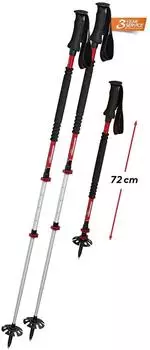 Komperdell T3 Thermogrip Foam III 70-150 cm rot/grau