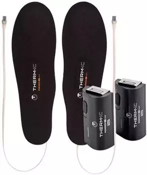 Therm-ic Beheizbare Sohle Set SET HEAT FLAT mit C-PACK 1300, schwarz, One size, T44-0201-100