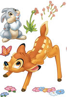 Komar Wandtattoo "Bambi - Gr&ouml;&szlig;e 50 x 70 cm" selbstklebend, Wandsticker,