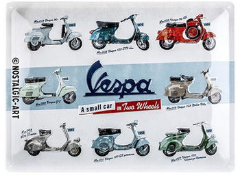 Nostalgic Art Blechschild Vespa Model Chart (30x40cm)
