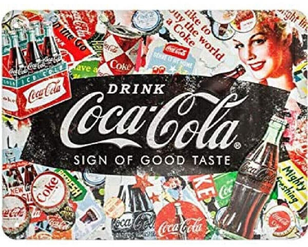 Nostalgic Art Blechschild Coca-Cola Collage (15x20cm)