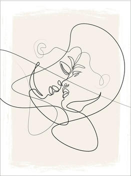 Pro-Art Line Art Faces VI 60x80cm