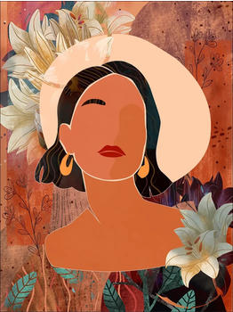 Pro-Art Flower Girl Illustration 60x80cm
