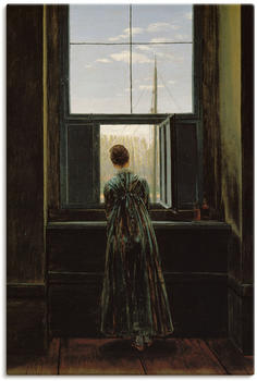 Art-Land Frau am Fenster 1822 60x90cm