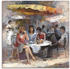 Art-Land Damen im Café II 100x100cm