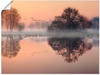 Artland Wandbild »Früh morgens am See....«, Gewässer, (1 St.), als...