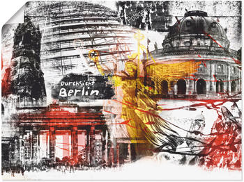 Art-Land Berlin Skyline Abstrakte Collage 60x45cm