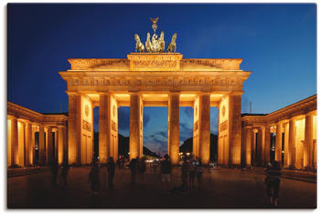 Art-Land Brandenburger Tor bei Abenddämmerung, Berlin, Deutschland, Europa 30x20cm