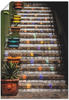 Artland Wandbild »Die Treppe«, Gebäude, (1 St.), als Leinwandbild, Poster,