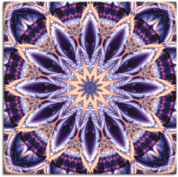 Art-Land Mandala Stern lila 70x70cm