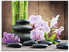Artland Wandbild »Spa Konzept Zen Steinen Orchideen«, Zen, (1 St.), als