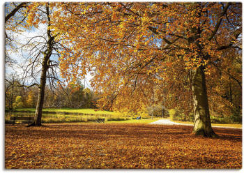 Art-Land Herbst im Park des Schlosses Nymphenburg in München 100x70cm