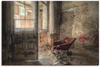 Art-Land Lost Place roter Sessel 120x80cm
