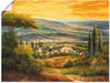 Artland Wandbild »Toskanatal«, Europa, (1 St.), als Leinwandbild, Poster,
