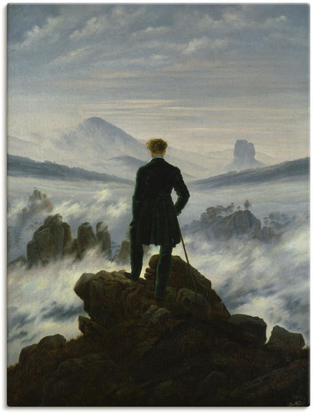 Art-Land Der Wanderer über dem Nebelmeer um 1818 90x120cm
