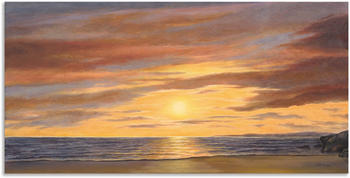 Art-Land Goldene Sonne am Strand 150x75cm