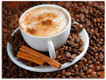 Art-Land Cappuccino Kaffee 80x60cm