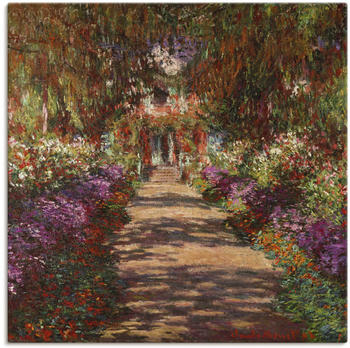 Art-Land Weg in Monets Garten in Giverny 1902 100x100cm