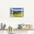 Art-Land Fensterblick Malerische Landschaft in den Bayerischen Alpen, Deutschland 100x70cm