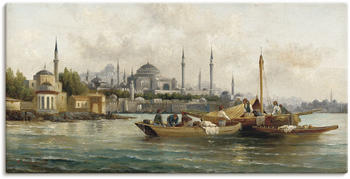 Art-Land Handelsschiffe vor der Hagia Sophia, Istanbul 100x50cm