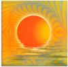 Artland Wandbild »Abstrakter Sonnenuntergang«, Muster, (1 St.), als...