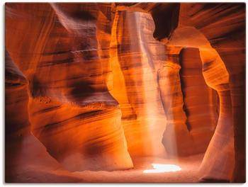 Art-Land Wunderschöner Antelope Canyon Lichtsäule II 80x60cm