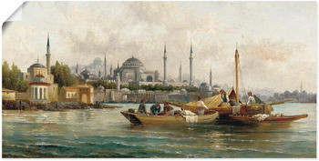Art-Land Handelsschiffe vor der Hagia Sophia, Istanbul 60x30cm