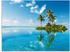 Art-Land Tropisches Paradies Insel Palmen Meer 60x45cm